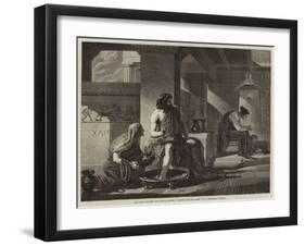 The Royal Academy Gold Medal Picture, Ulysses and the Nurse-Frederick Trevelyan Goodall-Framed Giclee Print
