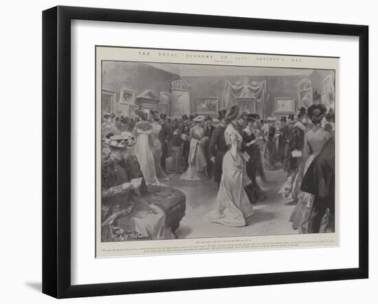 The Royal Academy of 1902, Society's Day-G.S. Amato-Framed Giclee Print