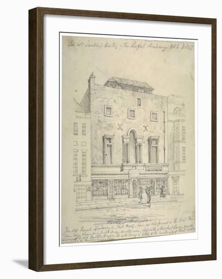 The Royal Academy of Arts, Pall Mall, Westminster, London, c1770-Anon-Framed Giclee Print