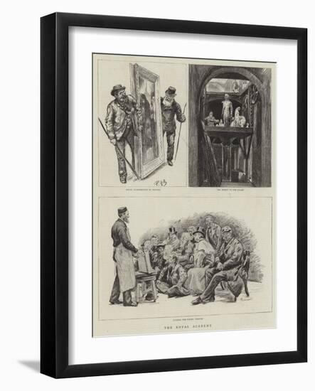 The Royal Academy-Charles Paul Renouard-Framed Giclee Print