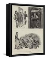 The Royal Academy-Charles Paul Renouard-Framed Stretched Canvas