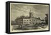 The Royal Agricultural College, Cirencester, South Front-null-Framed Stretched Canvas