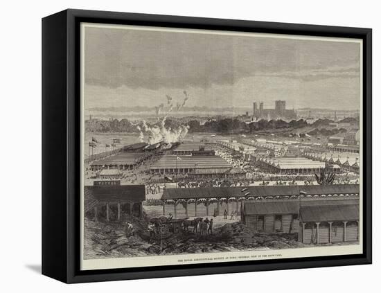 The Royal Agricultural Society at York, General View of the Show-Yard-null-Framed Stretched Canvas