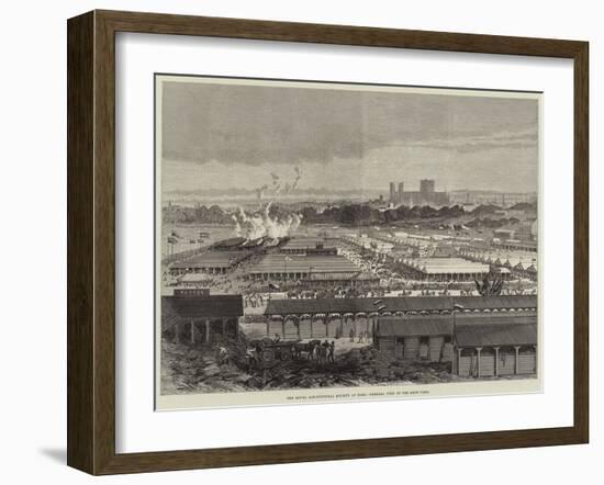 The Royal Agricultural Society at York, General View of the Show-Yard-null-Framed Giclee Print