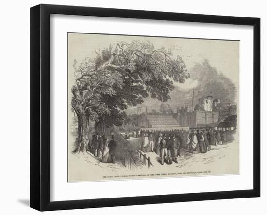 The Royal Agricultural Society's Meeting at York, the Dinner Pavilion, from the New-Walk-null-Framed Giclee Print