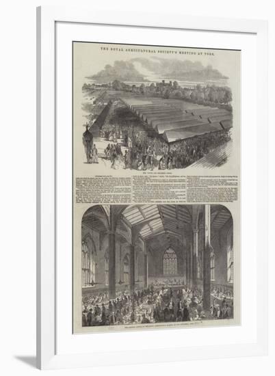 The Royal Agricultural Society's Meeting at York-null-Framed Giclee Print