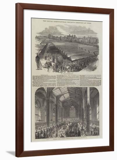 The Royal Agricultural Society's Meeting at York-null-Framed Giclee Print