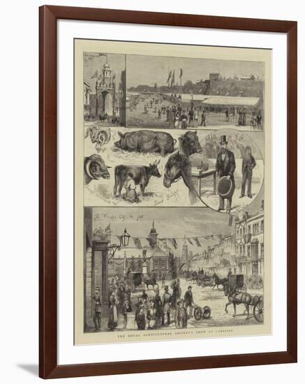 The Royal Agricultural Society's Show at Carlisle-null-Framed Giclee Print