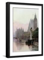 The Royal Air Force Memorial, the Embankment, London, C1930S-null-Framed Giclee Print