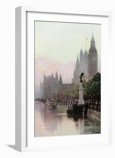 The Royal Air Force Memorial, the Embankment, London, C1930S-null-Framed Giclee Print