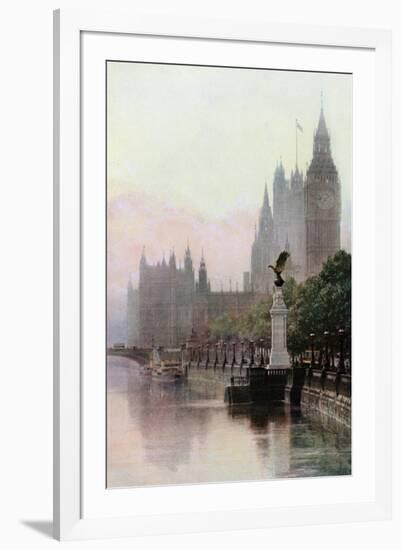 The Royal Air Force Memorial, the Embankment, London, C1930S-null-Framed Giclee Print