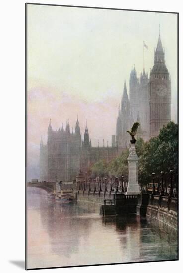 The Royal Air Force Memorial, the Embankment, London, C1930S-null-Mounted Giclee Print