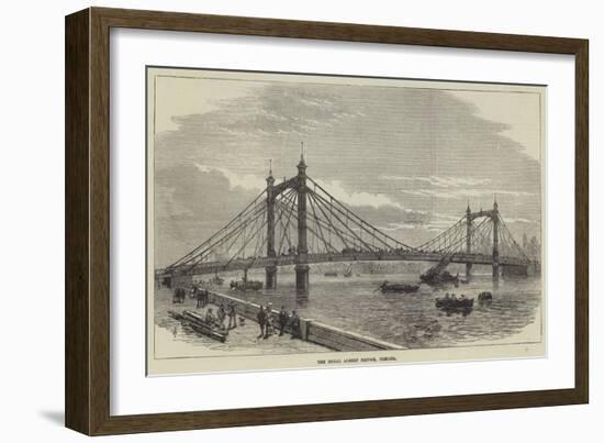 The Royal Albert Bridge, Chelsea-null-Framed Giclee Print