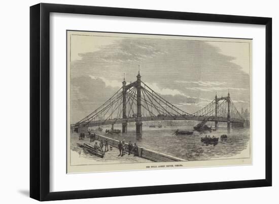 The Royal Albert Bridge, Chelsea-null-Framed Giclee Print