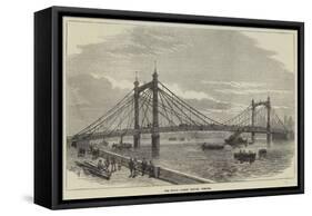 The Royal Albert Bridge, Chelsea-null-Framed Stretched Canvas