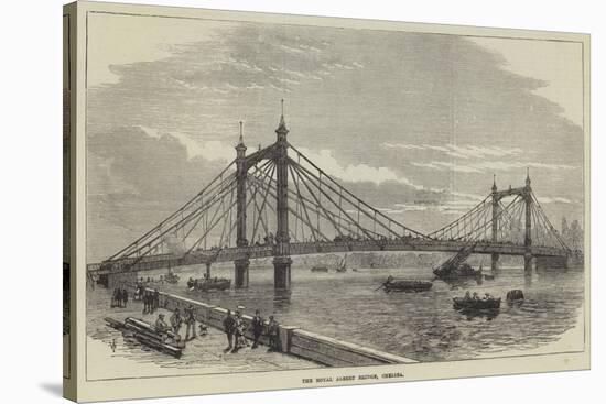 The Royal Albert Bridge, Chelsea-null-Stretched Canvas