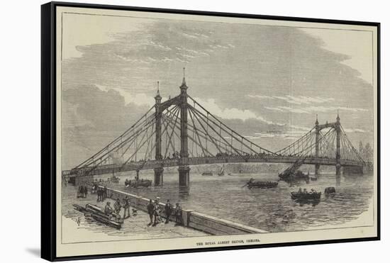 The Royal Albert Bridge, Chelsea-null-Framed Stretched Canvas
