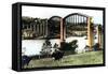 The Royal Albert Bridge, Saltash, Cornwall, 1926-null-Framed Stretched Canvas