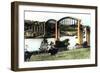 The Royal Albert Bridge, Saltash, Cornwall, 1926-null-Framed Giclee Print