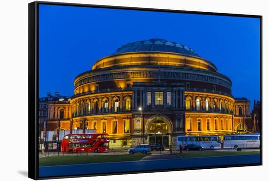 The Royal Albert Hall at Night, London, England, United Kingdom, Europe-Michael Nolan-Framed Stretched Canvas