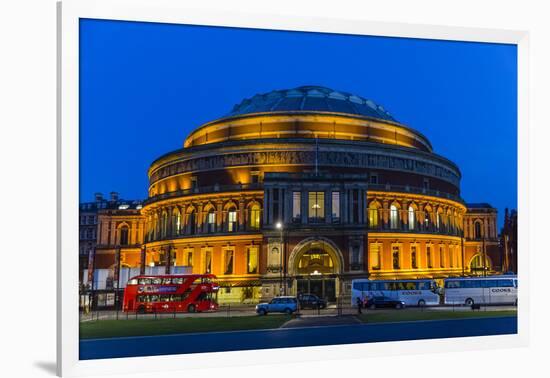 The Royal Albert Hall at Night, London, England, United Kingdom, Europe-Michael Nolan-Framed Photographic Print