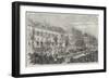 The Royal and Imperial Procession Passing the Boulevard Des Italiens-null-Framed Giclee Print