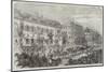The Royal and Imperial Procession Passing the Boulevard Des Italiens-null-Mounted Giclee Print
