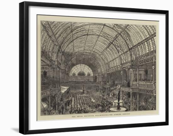 The Royal Aquarium, Westminster, the Opening Concert-null-Framed Giclee Print