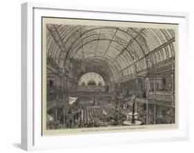 The Royal Aquarium, Westminster, the Opening Concert-null-Framed Giclee Print