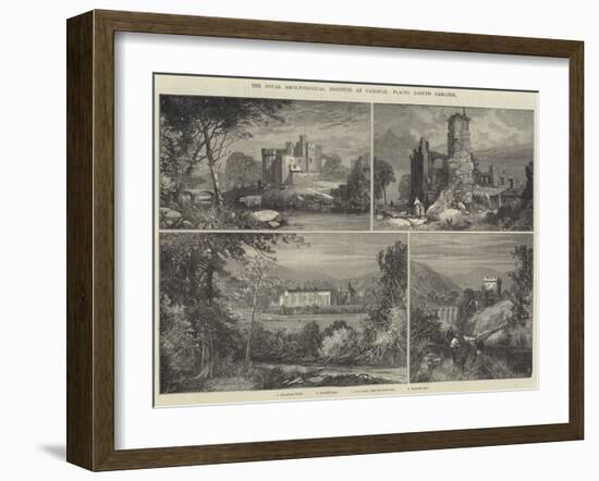 The Royal Archaeological Institute at Carlisle, Places around Carlisle-James Burrell Smith-Framed Giclee Print