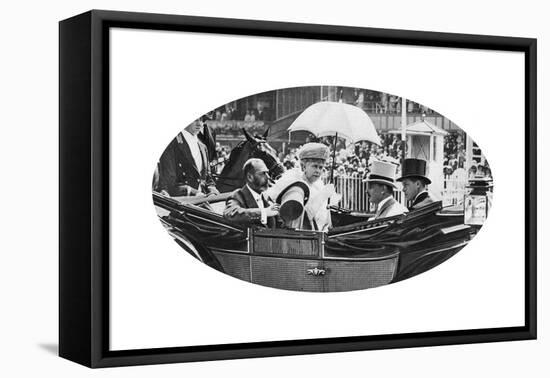 The Royal Arrival at Ascot, C1930S-null-Framed Stretched Canvas