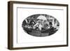 The Royal Arrival at Ascot, C1930S-null-Framed Giclee Print