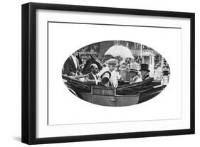 The Royal Arrival at Ascot, C1930S-null-Framed Giclee Print