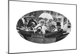 The Royal Arrival at Ascot, C1930S-null-Mounted Giclee Print