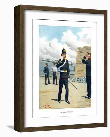 The Royal Artillery, C1890-Geoffrey Douglas Giles-Framed Giclee Print