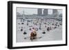 The Royal Barge Gloriana leads the Diamond Jubilee Thames River Pageant-Associated Newspapers-Framed Photo