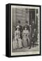 The Royal Betrothal, a Group at Clarence House-null-Framed Stretched Canvas