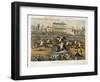 The Royal Birthday Stakes, Worcester, March 14th 1856: Grand Stand-Charles Hunt-Framed Giclee Print