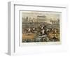 The Royal Birthday Stakes, Worcester, March 14th 1856: Grand Stand-Charles Hunt-Framed Giclee Print