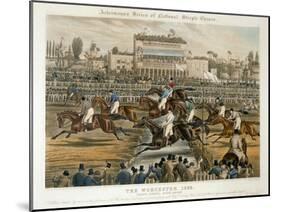 The Royal Birthday Stakes, Worcester, March 14th 1856: Grand Stand-Charles Hunt-Mounted Giclee Print