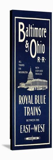 The Royal Blue Time Table-null-Stretched Canvas