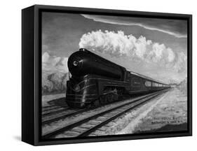 The Royal Blue-L.W. Sagle-Framed Stretched Canvas