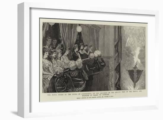 The Royal Boxes at the Opera at Copenhagen-Sydney Prior Hall-Framed Giclee Print