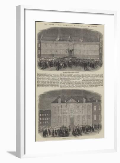 The Royal Bridal Tour, the Illuminations at Berlin-null-Framed Giclee Print
