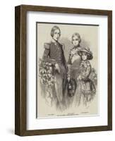 The Royal Children of Belgium-Charles Baugniet-Framed Giclee Print