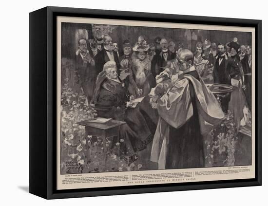 The Royal Christening at Windsor Castle-Frank Craig-Framed Stretched Canvas