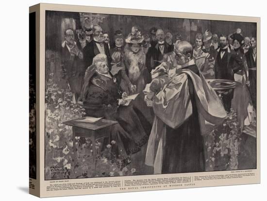 The Royal Christening at Windsor Castle-Frank Craig-Stretched Canvas