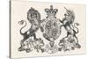 The Royal Coat of Arms of Queen Victoria-null-Stretched Canvas