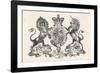 The Royal Coat of Arms of Queen Victoria-null-Framed Photographic Print