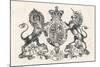 The Royal Coat of Arms of Queen Victoria-null-Mounted Photographic Print